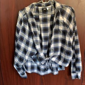 BDG crop top flannel